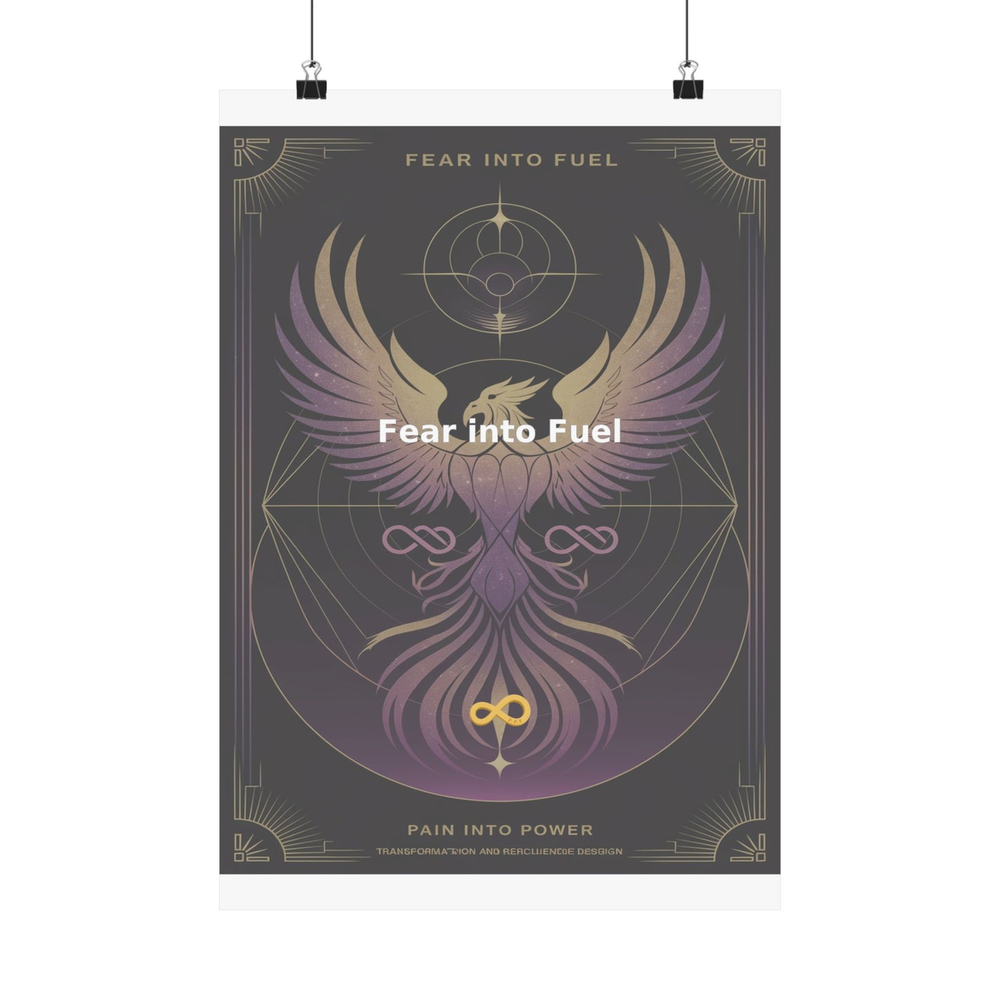 Fear into Fuel - Matte Vertical Posters