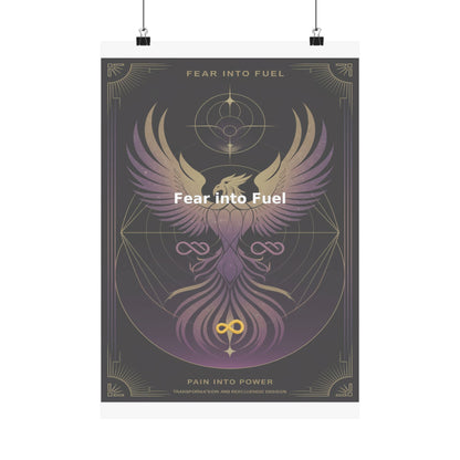 Fear into Fuel - Matte Vertical Posters