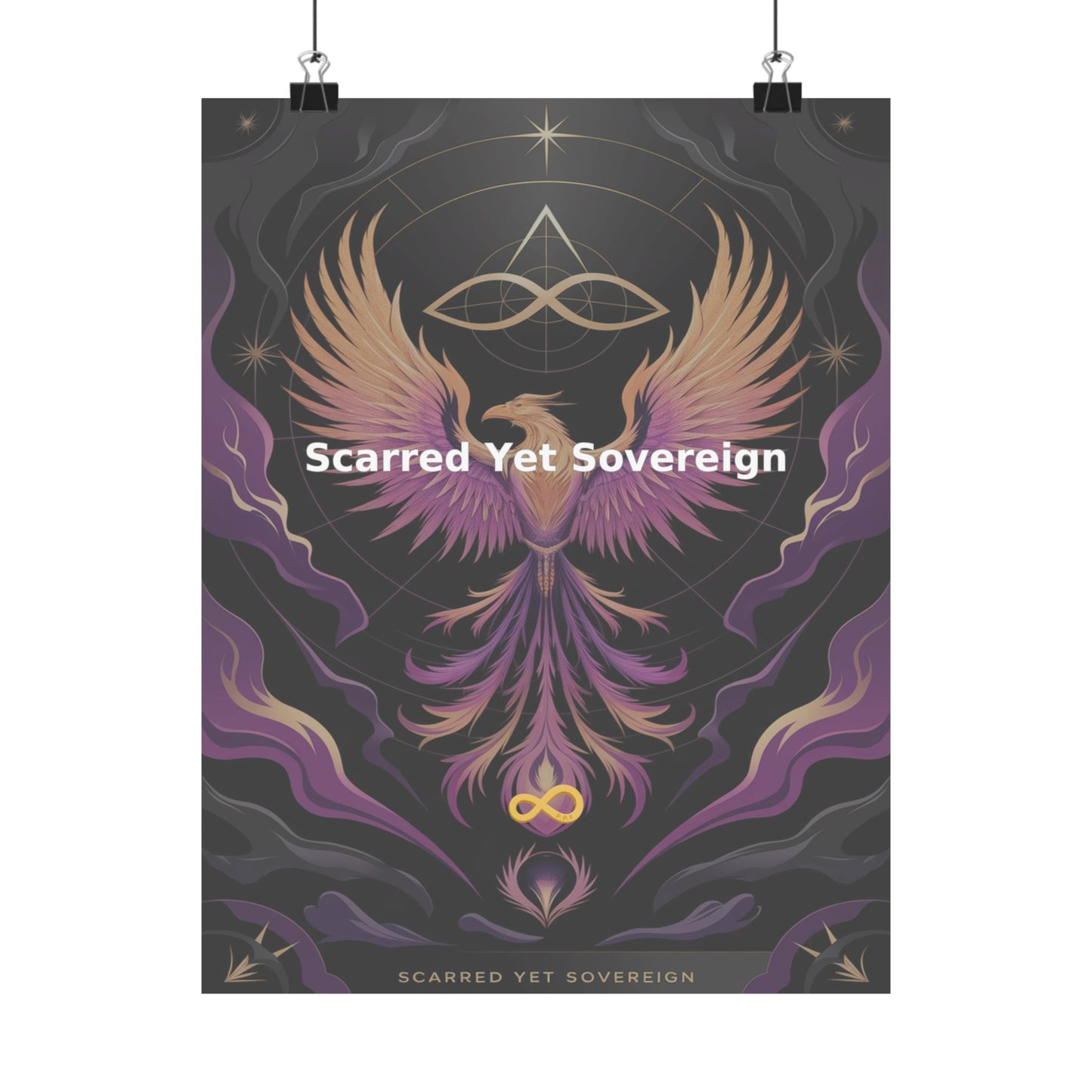 Scarred Yet Sovereign - Matte Vertical Posters