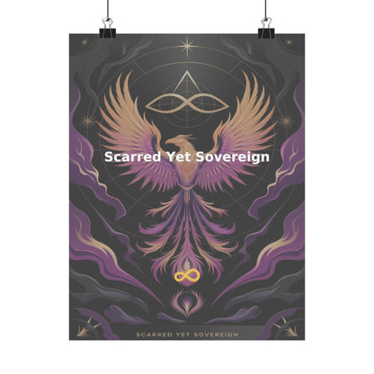 Scarred Yet Sovereign - Matte Vertical Posters