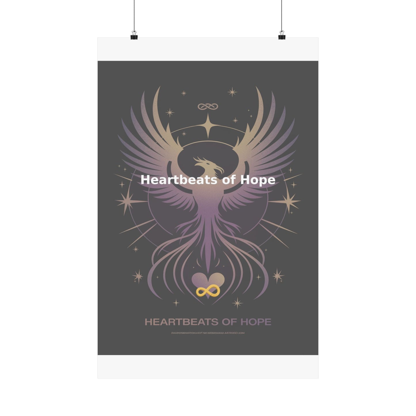 Heartbeats of Hope - Matte Vertical Posters