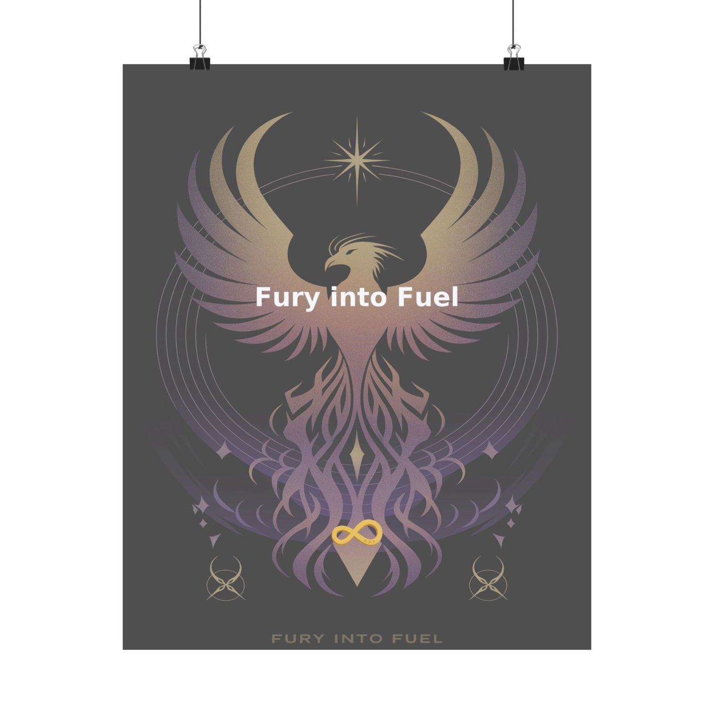 Fury into Fuel - Matte Vertical Posters