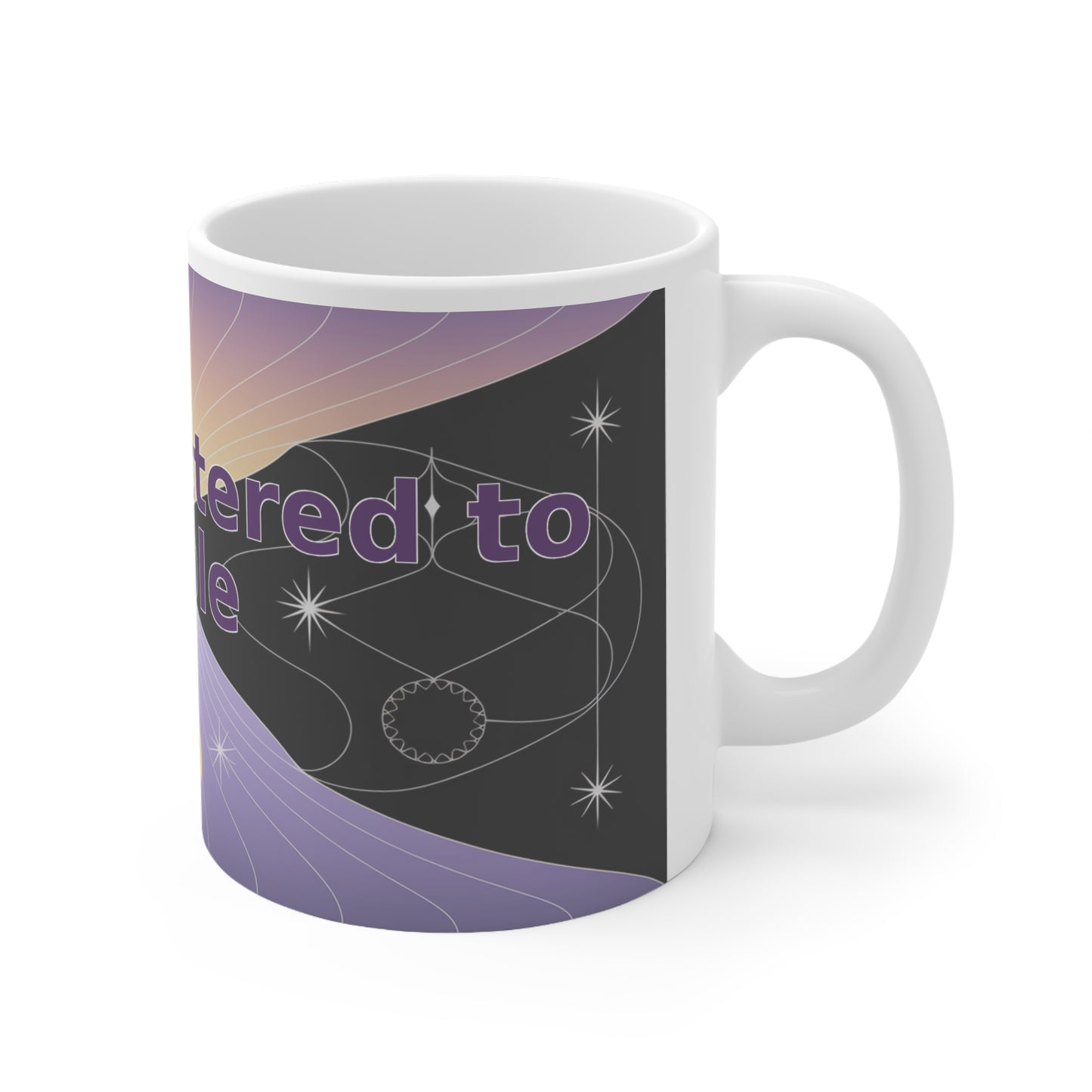 From Shattered to Whole - White Ceramic Mug, 11oz