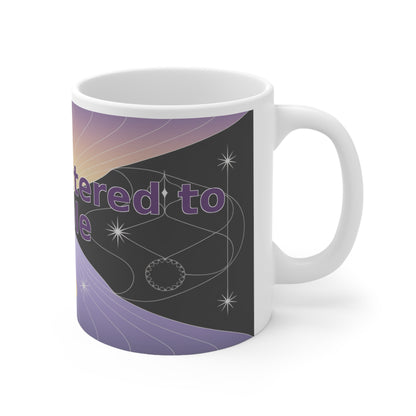 From Shattered to Whole - White Ceramic Mug, 11oz