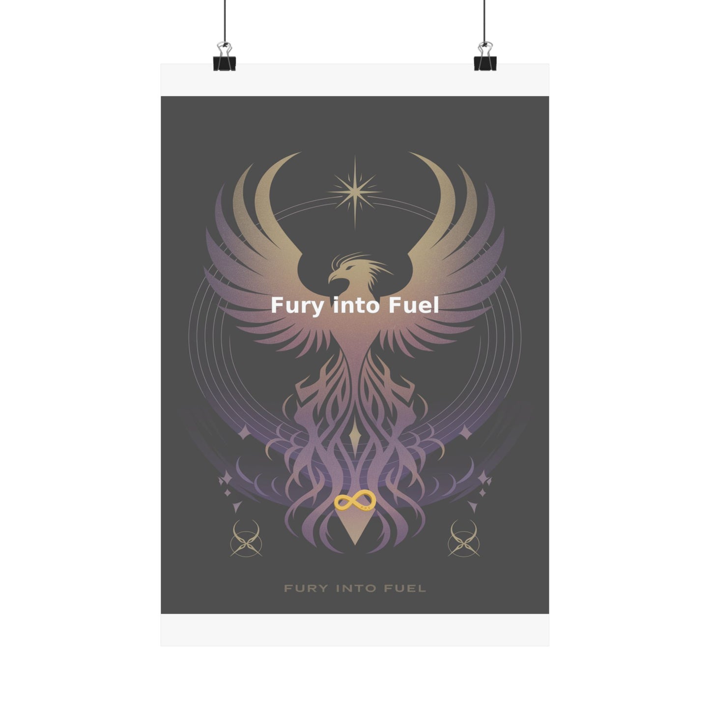 Fury into Fuel - Matte Vertical Posters