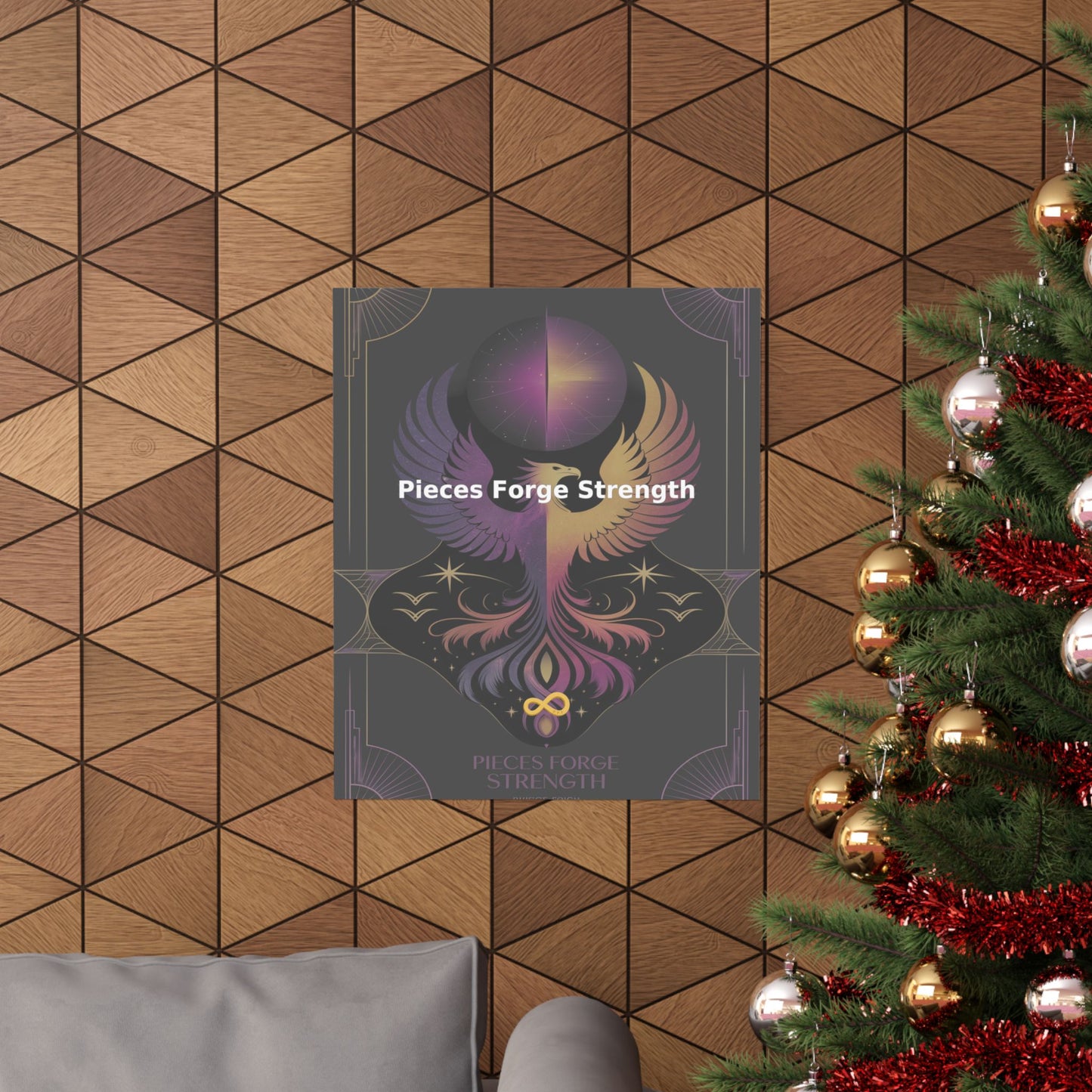 Pieces Forge Strength - Matte Vertical Posters