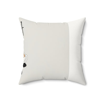 Korean Line - 진짜 (Jinjja) - Faux Suede Square Pillow