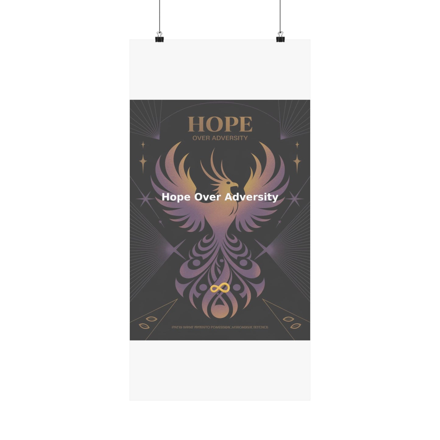 Hope Over Adversity - Matte Vertical Posters