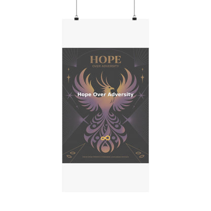 Hope Over Adversity - Matte Vertical Posters
