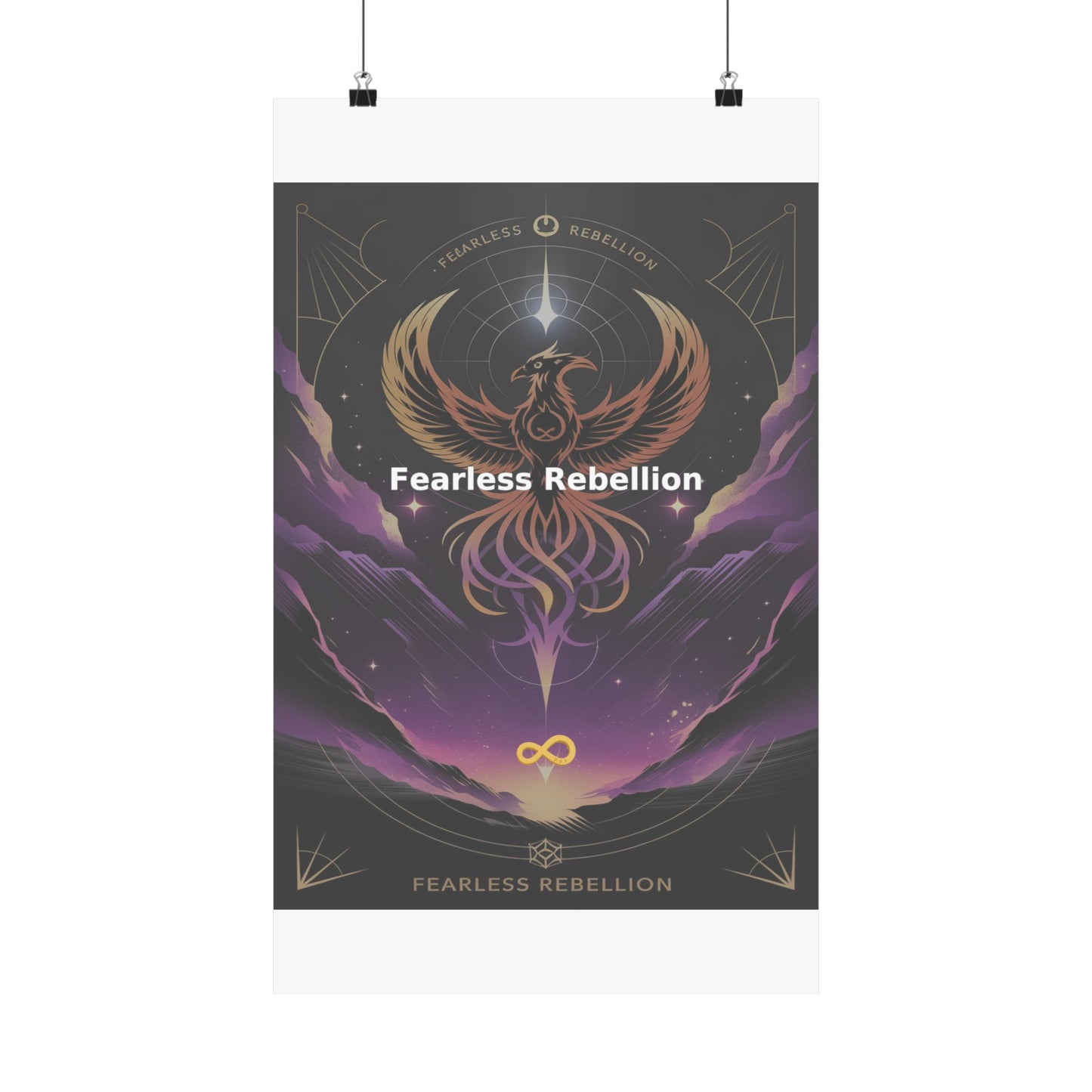 Fearless Rebellion - Matte Vertical Posters