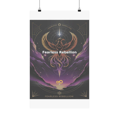 Fearless Rebellion - Matte Vertical Posters