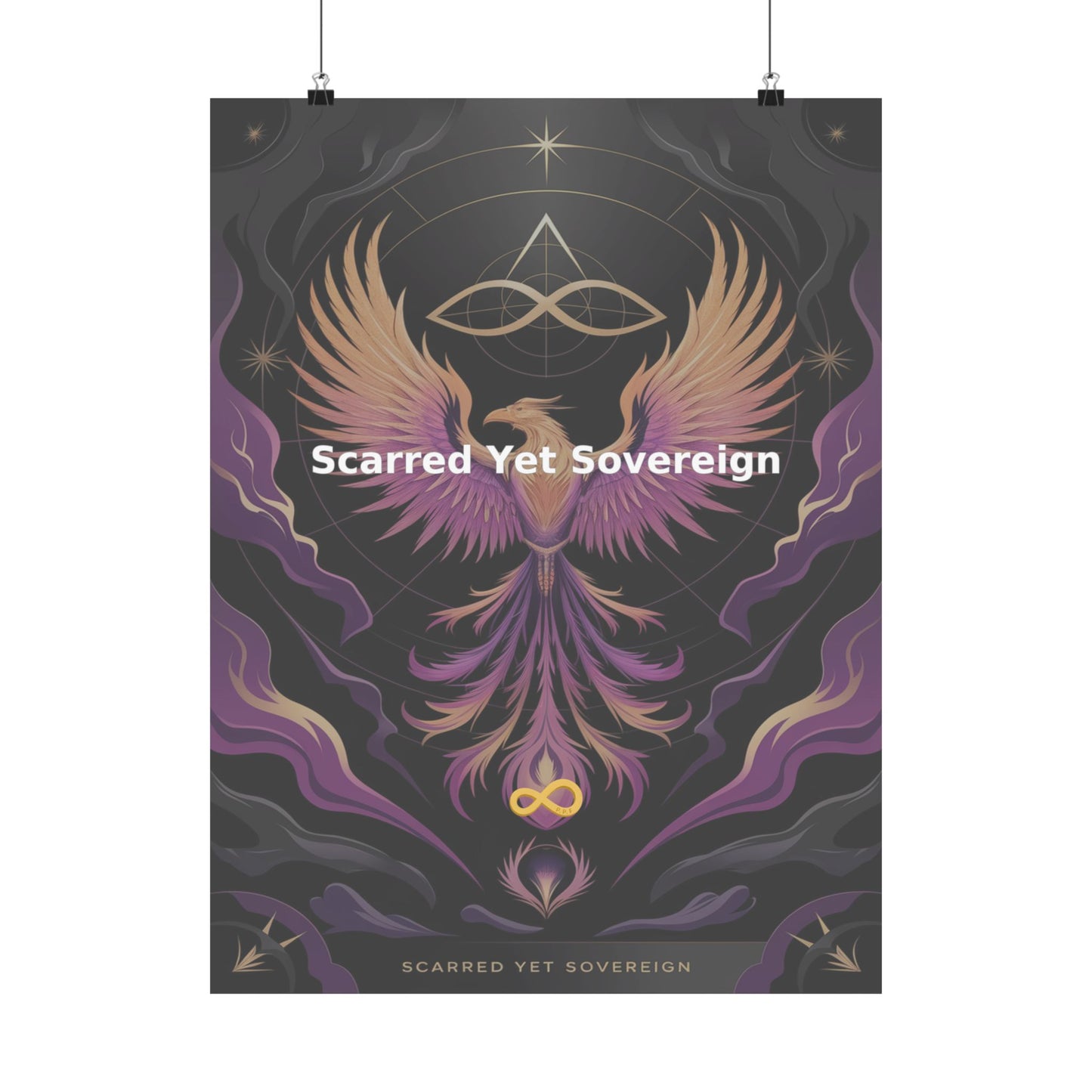 Scarred Yet Sovereign - Matte Vertical Posters