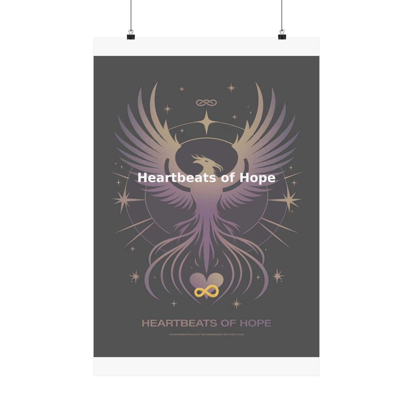 Heartbeats of Hope - Matte Vertical Posters