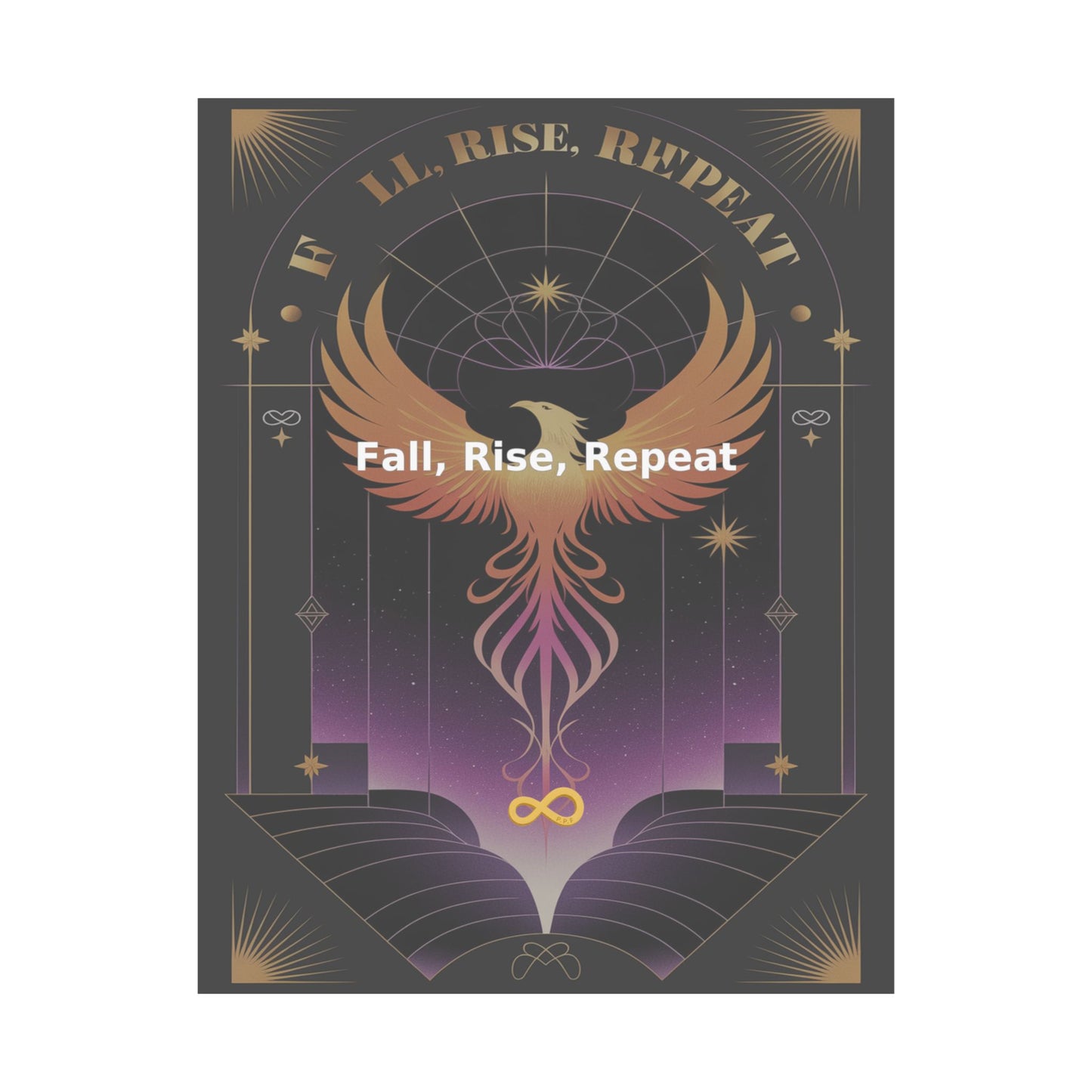 Fall, Rise, Repeat - Matte Vertical Posters