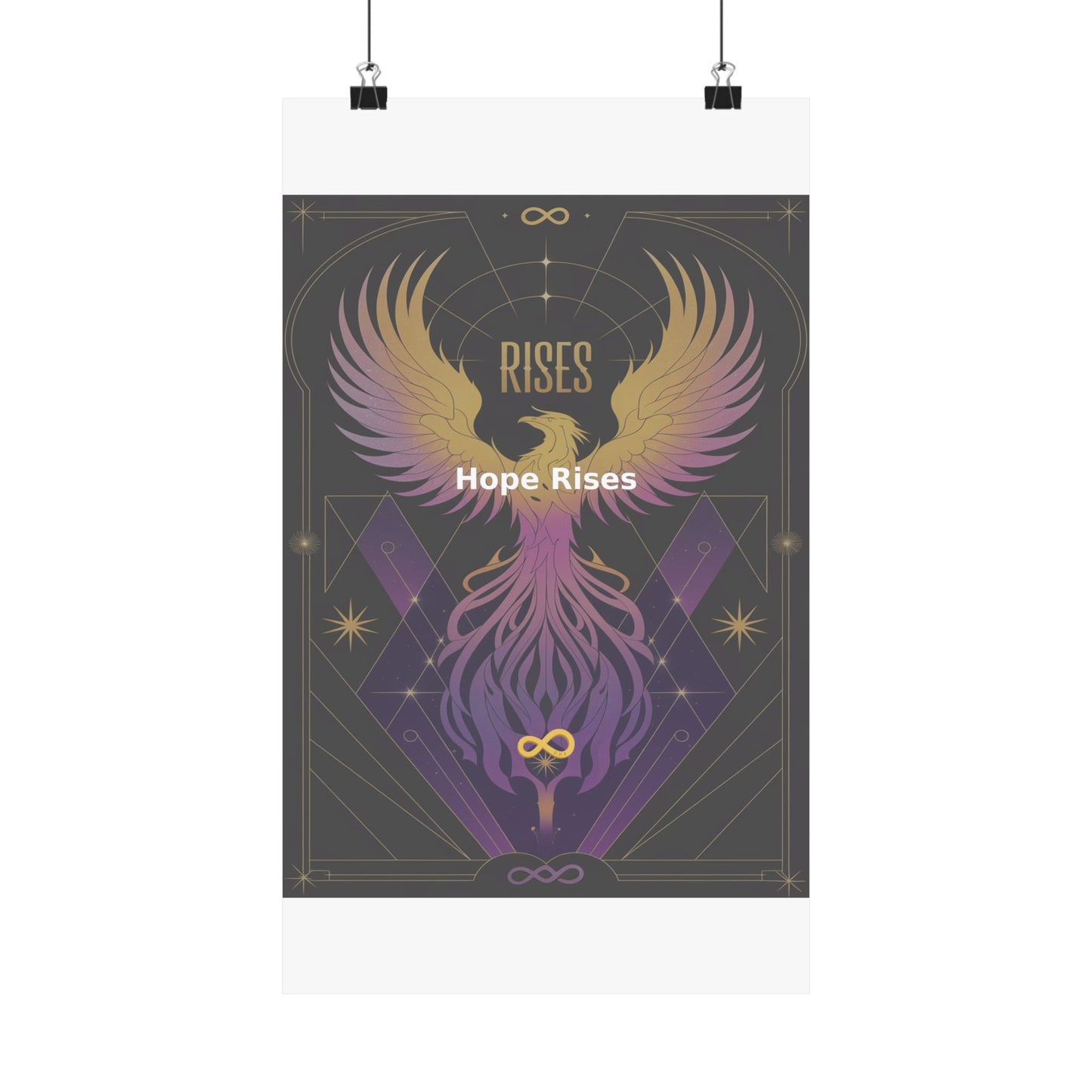 Hope Rises - Matte Vertical Posters