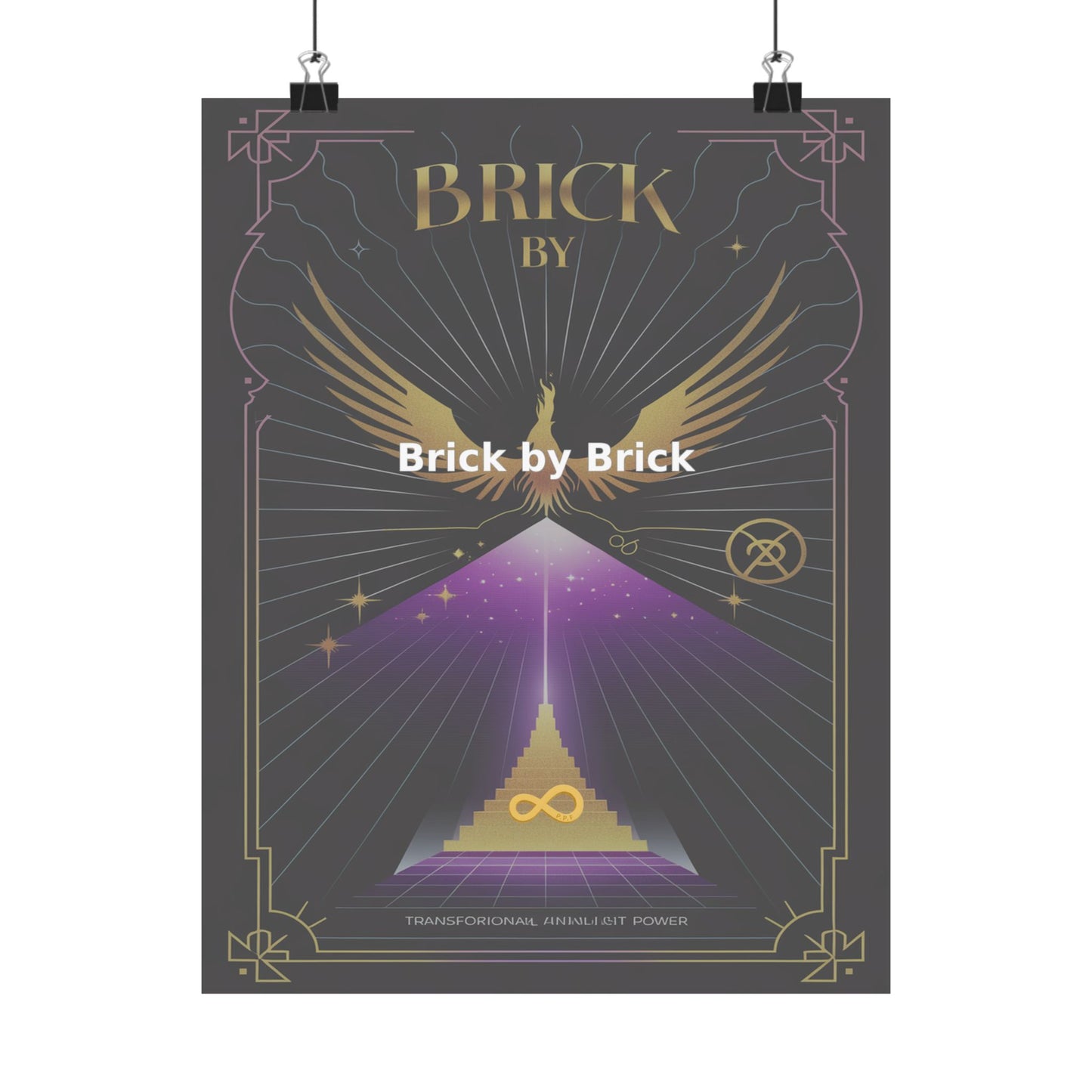 Brick by Brick - Matte Vertical Posters
