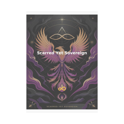 Scarred Yet Sovereign - Matte Vertical Posters