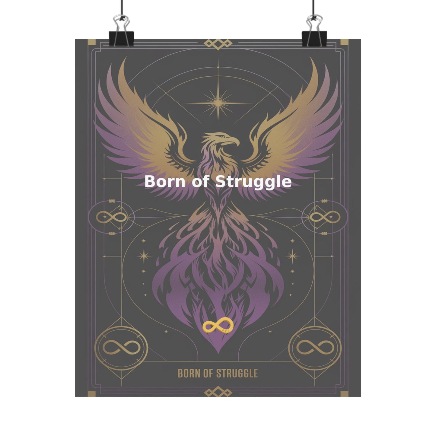 Born of Struggle - Matte Vertical Posters