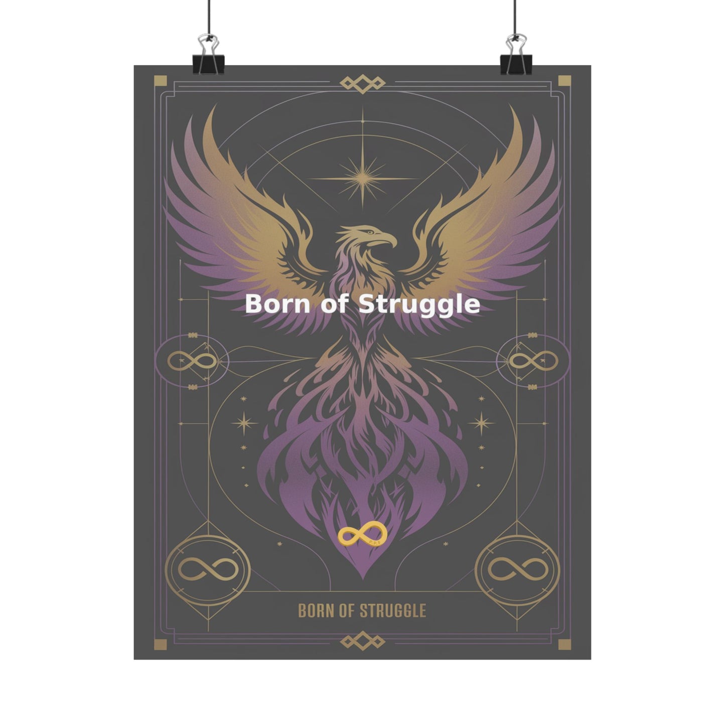 Born of Struggle - Matte Vertical Posters