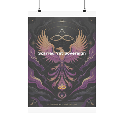 Scarred Yet Sovereign - Matte Vertical Posters