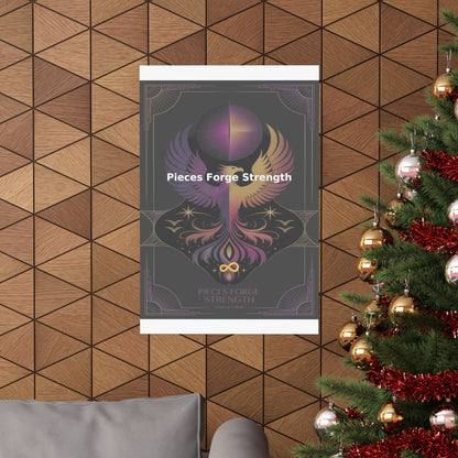 Pieces Forge Strength - Matte Vertical Posters