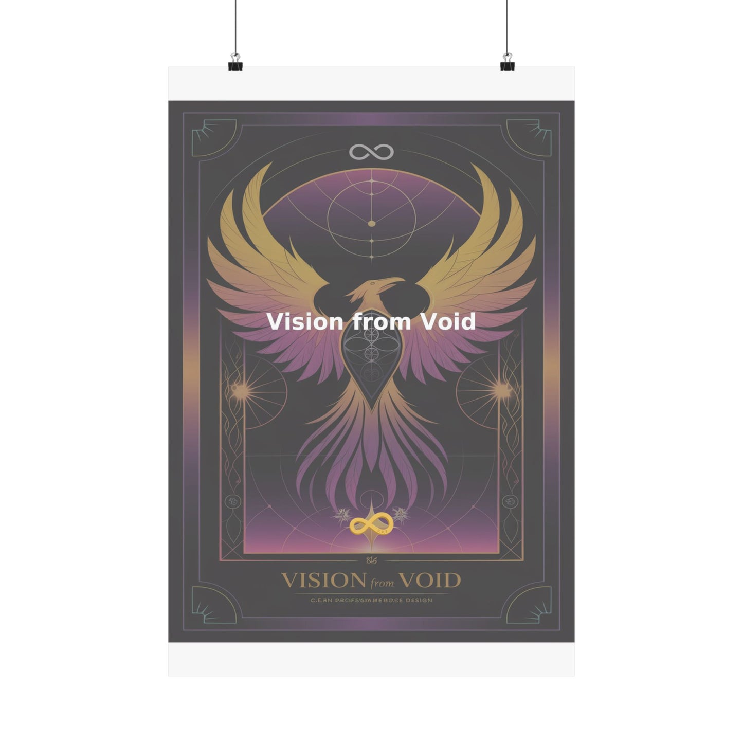 Vision from Void - Matte Vertical Posters