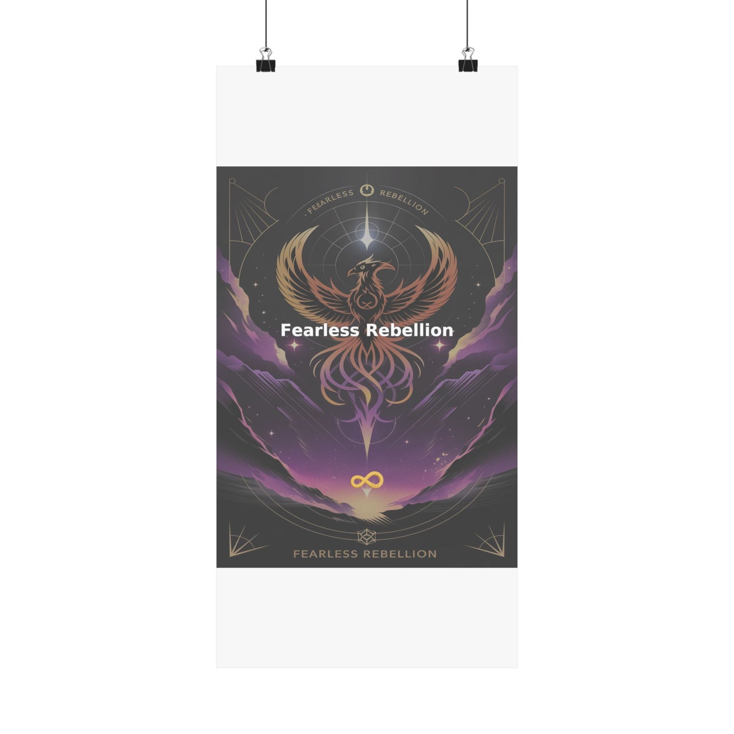 Fearless Rebellion - Matte Vertical Posters