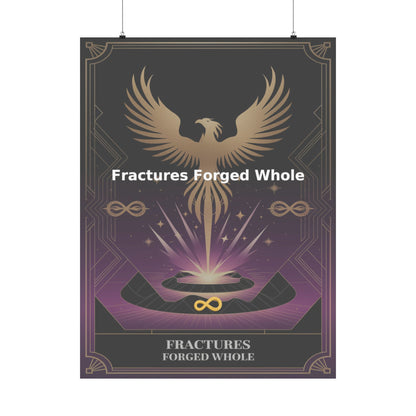 Fractures Forged Whole - Matte Vertical Posters