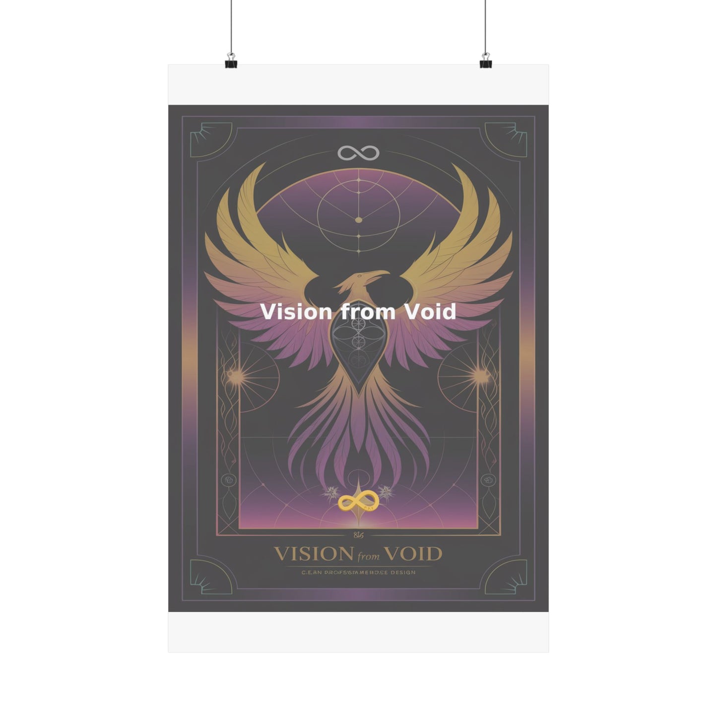 Vision from Void - Matte Vertical Posters