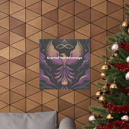 Scarred Yet Sovereign - Matte Vertical Posters