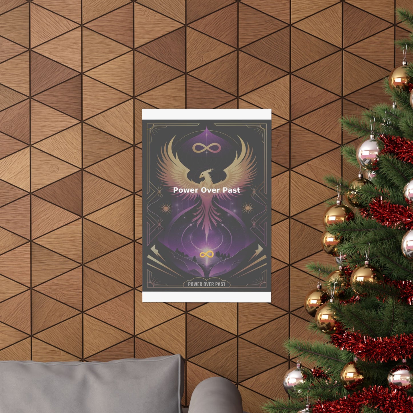 Power Over Past - Matte Vertical Posters