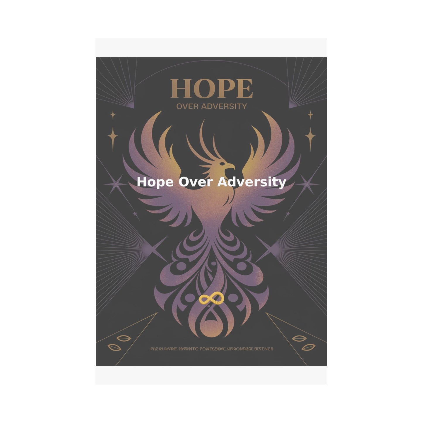 Hope Over Adversity - Matte Vertical Posters