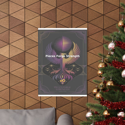 Pieces Forge Strength - Matte Vertical Posters