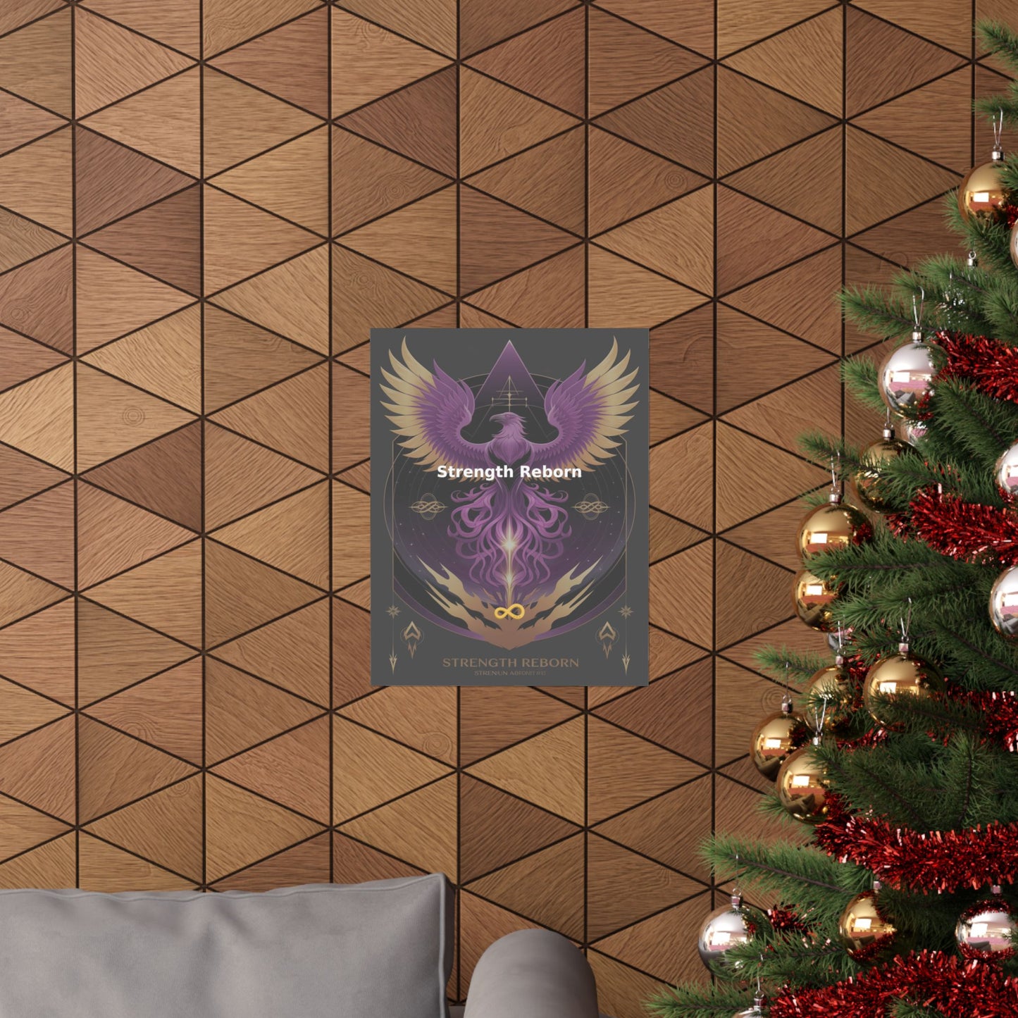 Strength Reborn - Matte Vertical Posters