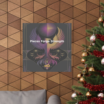 Pieces Forge Strength - Matte Vertical Posters