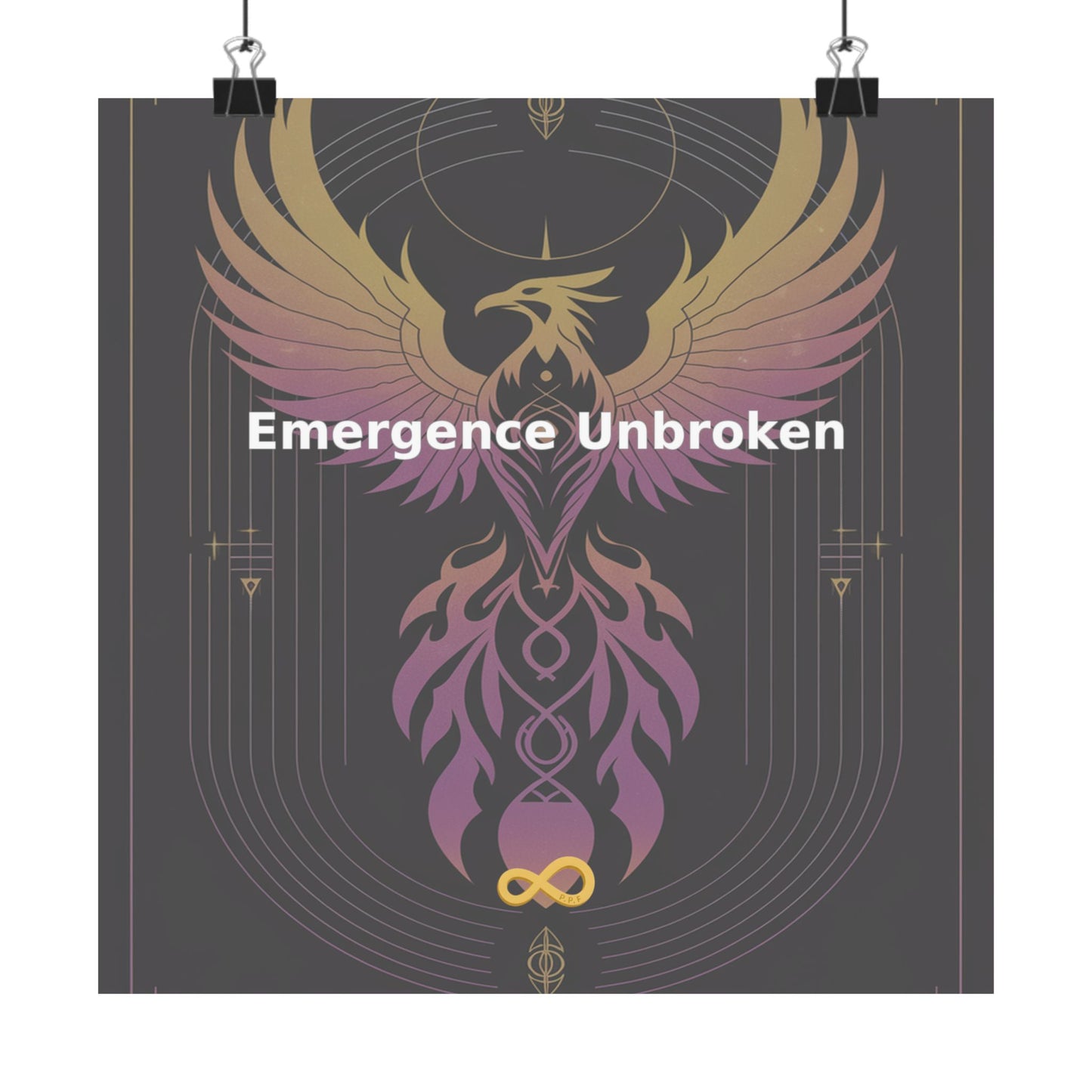 Emergence Unbroken - Matte Vertical Posters