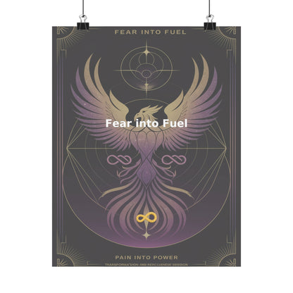 Fear into Fuel - Matte Vertical Posters