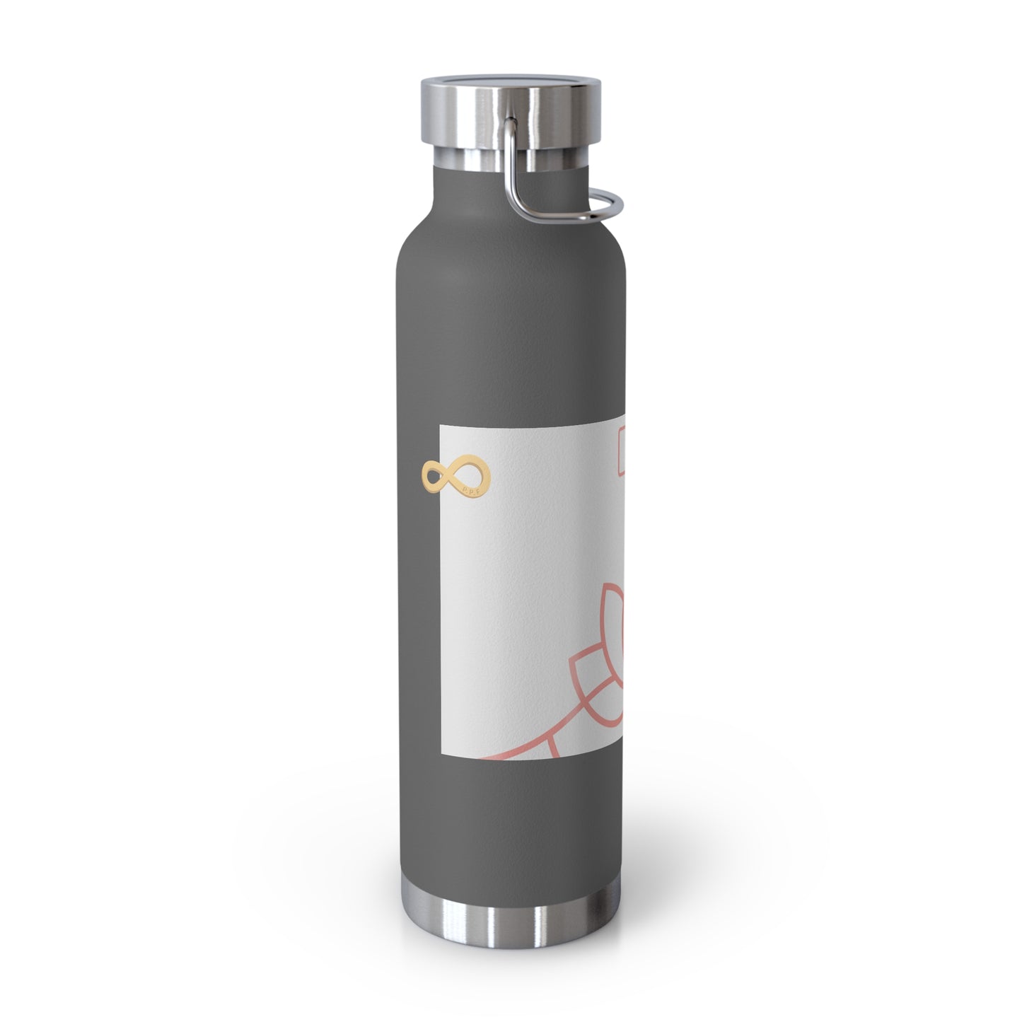 Korean Line - 힘내 (Himnae) - Copper Vacuum Insulated Bottle, 22oz