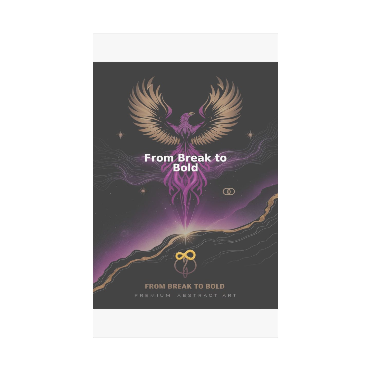 From Break to Bold - Matte Vertical Posters