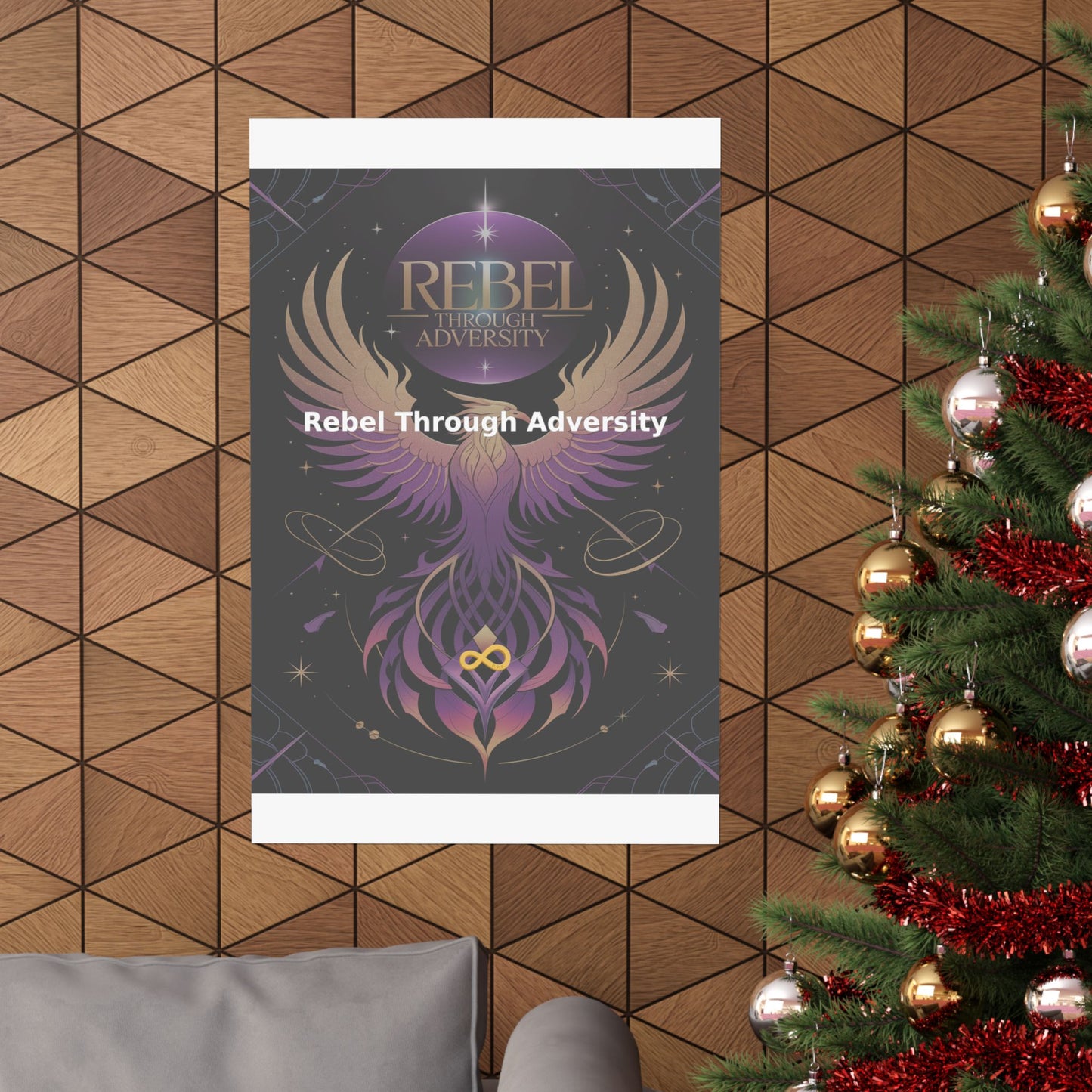 Rebel Through Adversity - Matte Vertical Posters