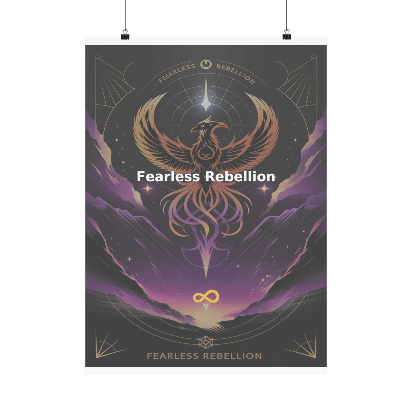 Fearless Rebellion - Matte Vertical Posters