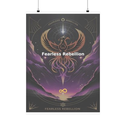 Fearless Rebellion - Matte Vertical Posters