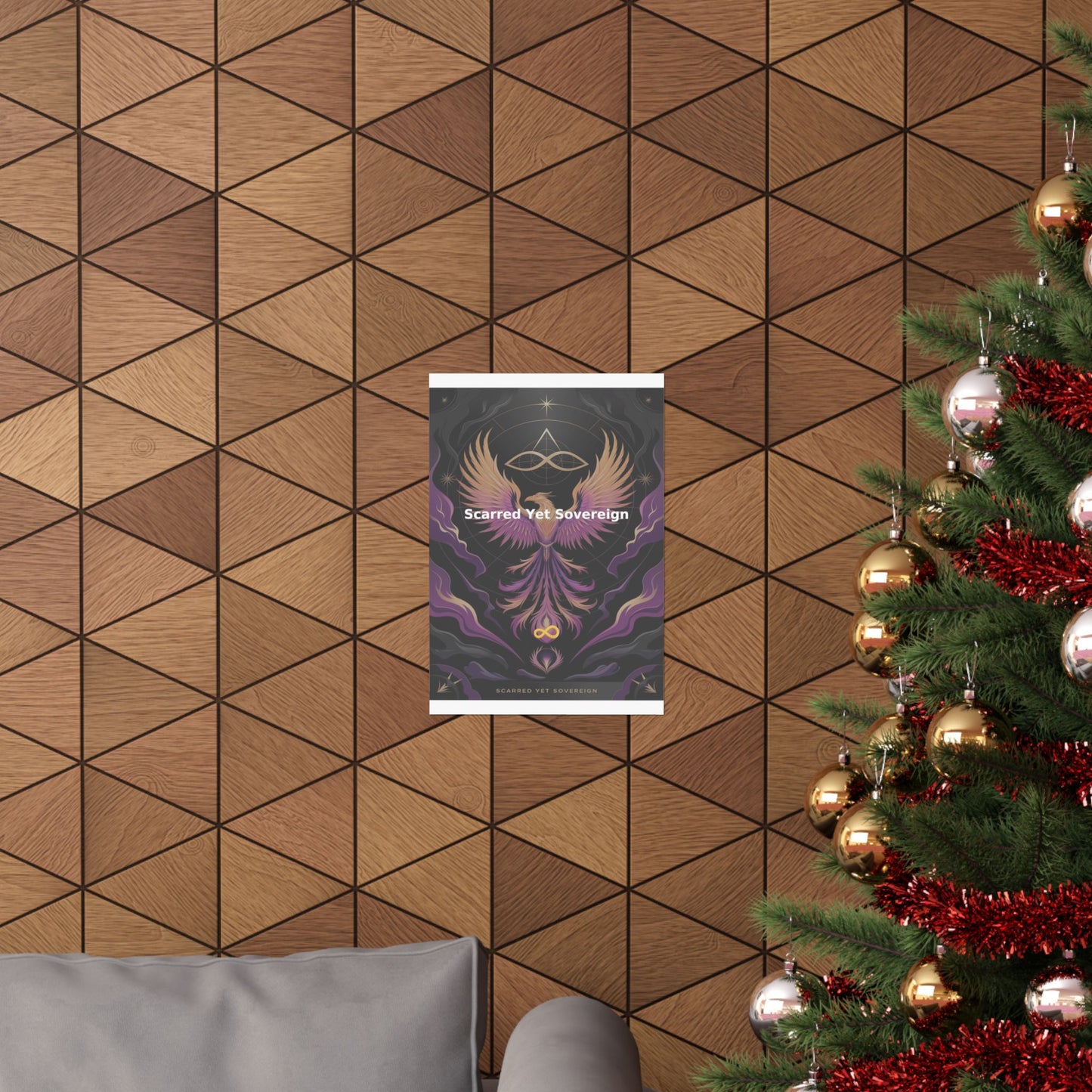 Scarred Yet Sovereign - Matte Vertical Posters