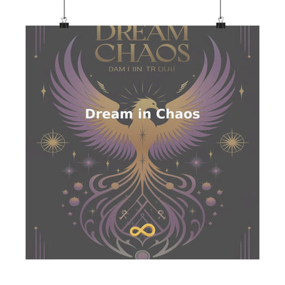 Dream in Chaos - Matte Vertical Posters