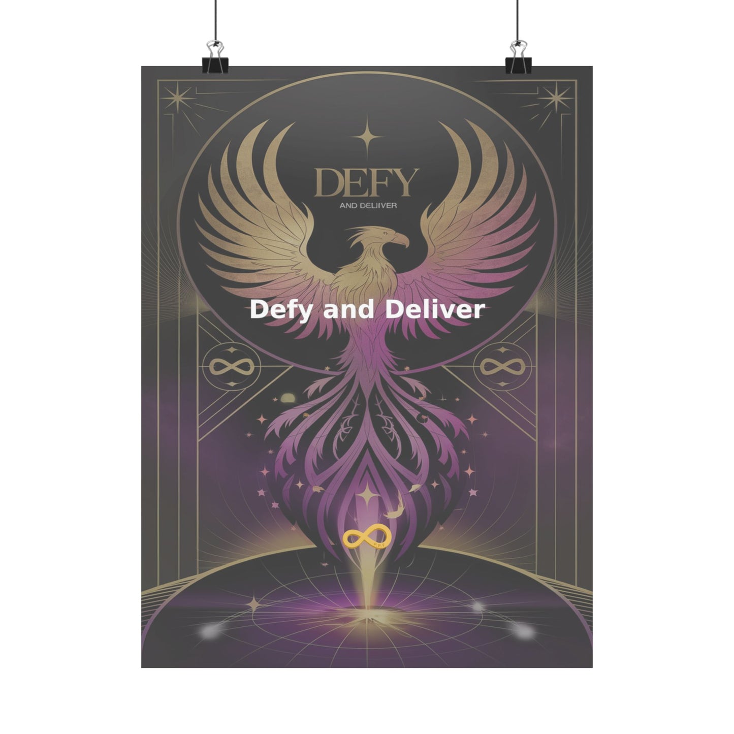 Defy and Deliver - Matte Vertical Posters