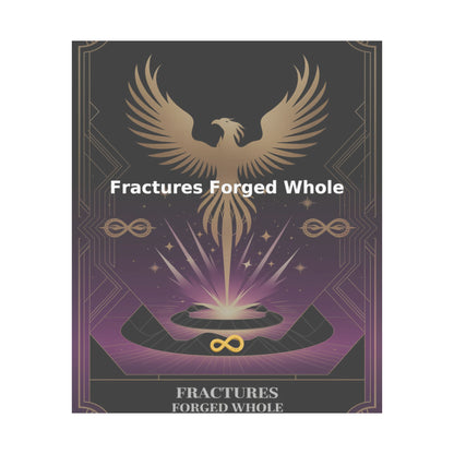 Fractures Forged Whole - Matte Vertical Posters