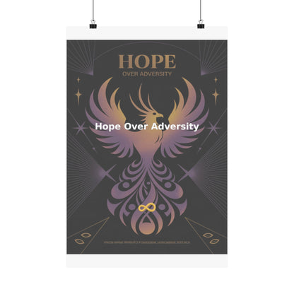 Hope Over Adversity - Matte Vertical Posters