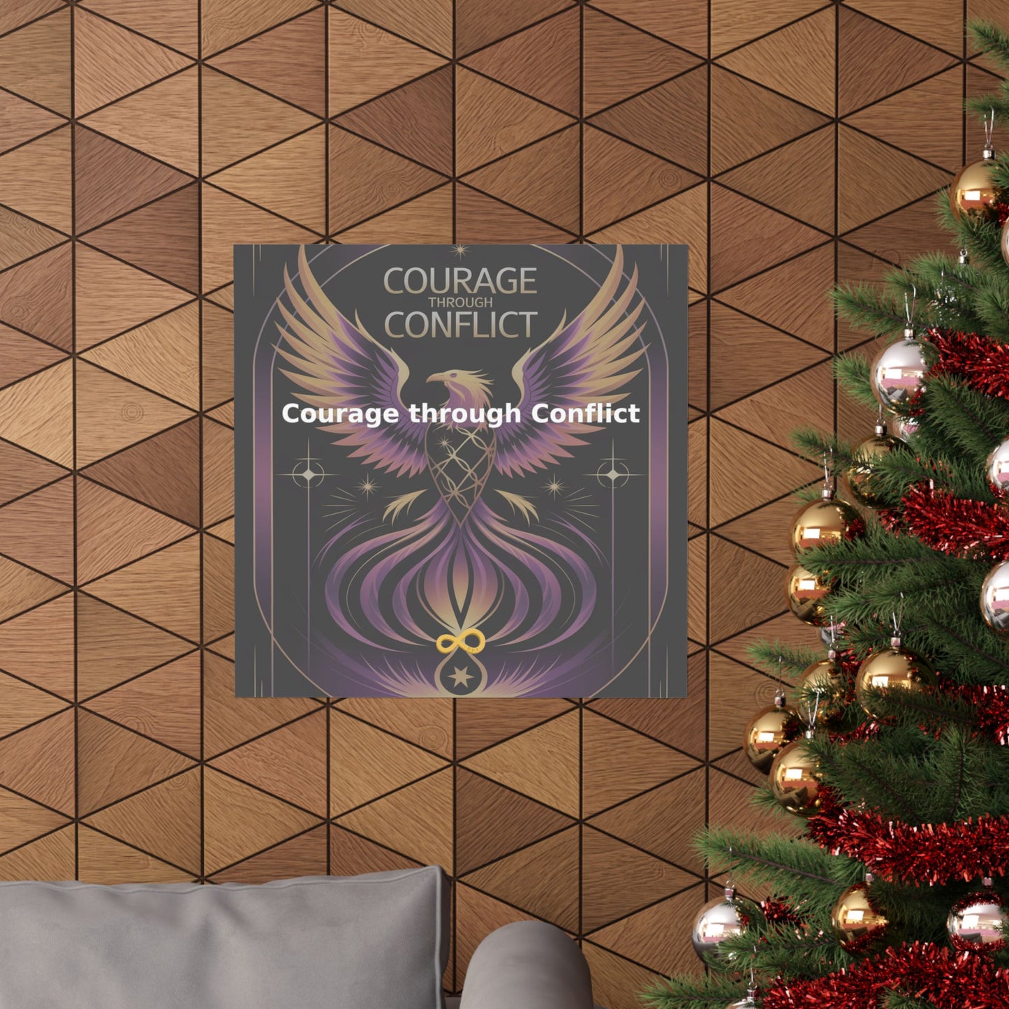 Courage through Conflict - Matte Vertical Posters