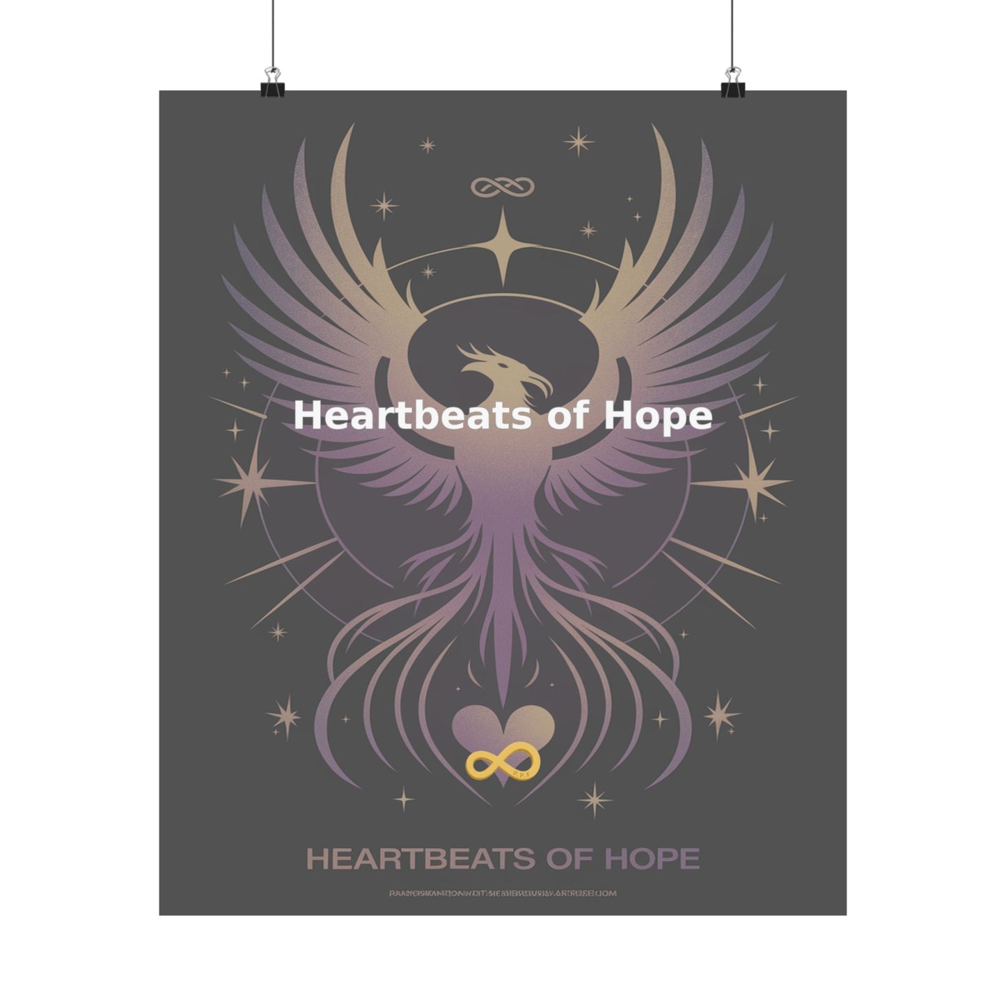 Heartbeats of Hope - Matte Vertical Posters