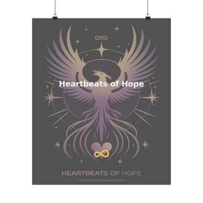 Heartbeats of Hope - Matte Vertical Posters